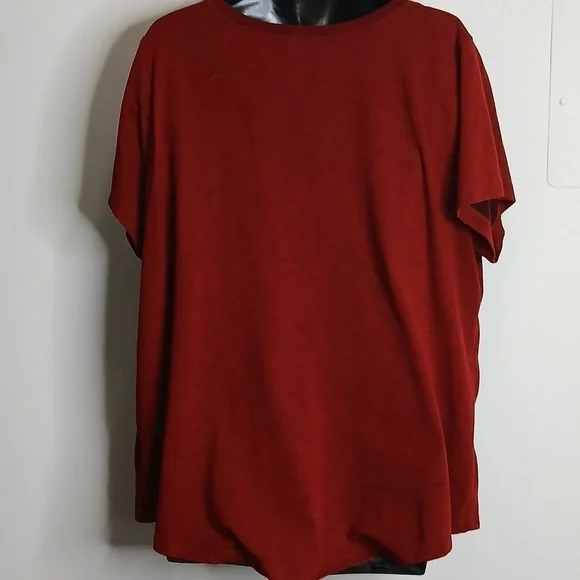 Nike dri-fit red logo tee shirt size 2XL - Picture 5 of 11